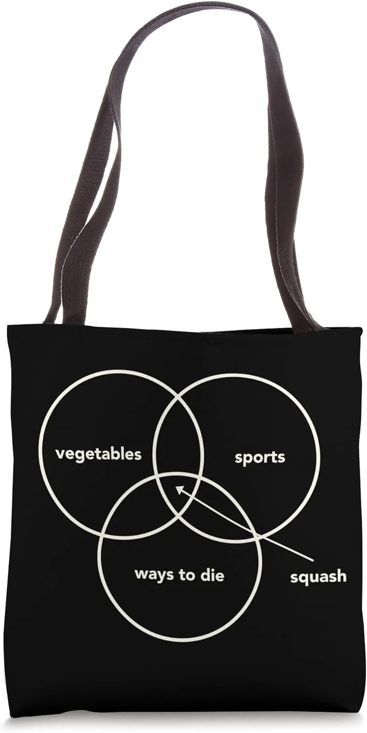 Funny Squash Gear for Squash Player Squasher Squashist Tote Bag
