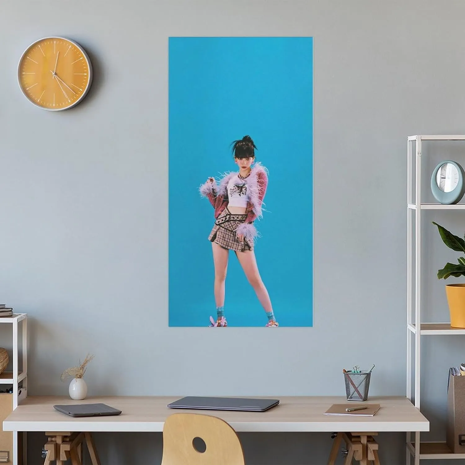Fxaiui A-ESPA Idol Posters Wall Tapestry Decorative Canvas Merch Use for Party Bedroom Living Room＆Dorm 24x48inch(60x120cm)