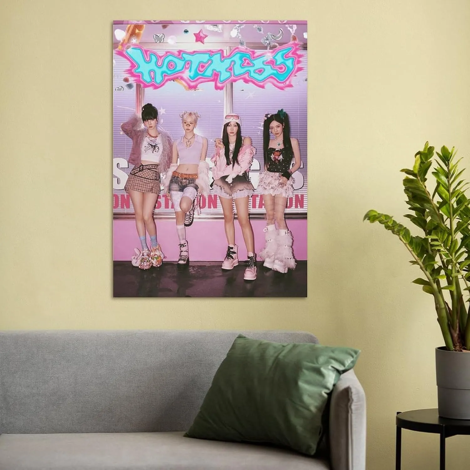Fxaiui A-ESPA Idol Posters Wall Tapestry Decorative Canvas Merch Use for Party Bedroom Living Room＆Dorm 28x40inch(70x100cm)