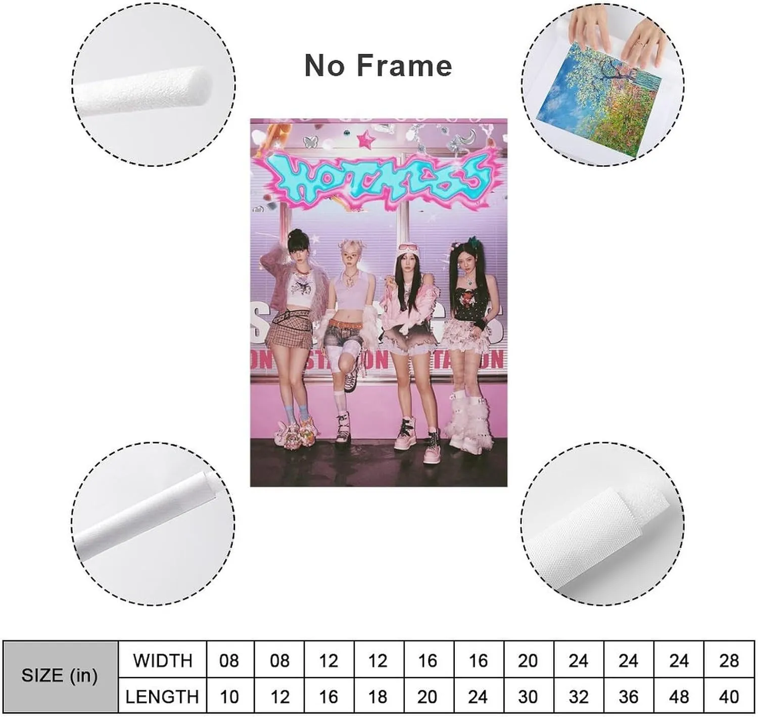 Fxaiui A-ESPA Idol Posters Wall Tapestry Decorative Canvas Merch Use for Party Bedroom Living Room＆Dorm 28x40inch(70x100cm)