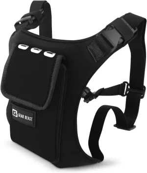 Gear Beast Running Backpack Unisex - Running Vest for Jogging, Hiking and Cycling - Compatible with Most Smartphones, Black