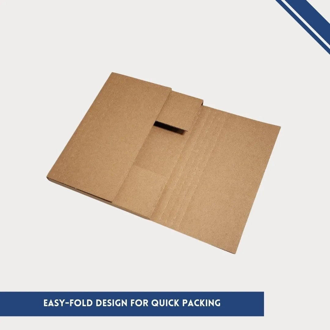 Gemini Magazine and Comic Book Mailers for Shipping (8.5x11x2’’ – 100 Pack) | US-Made Corrugated Cardboard Stay Flat Mailers with Expandable Capacity | Great For Shipping Documents, Photos, and More.