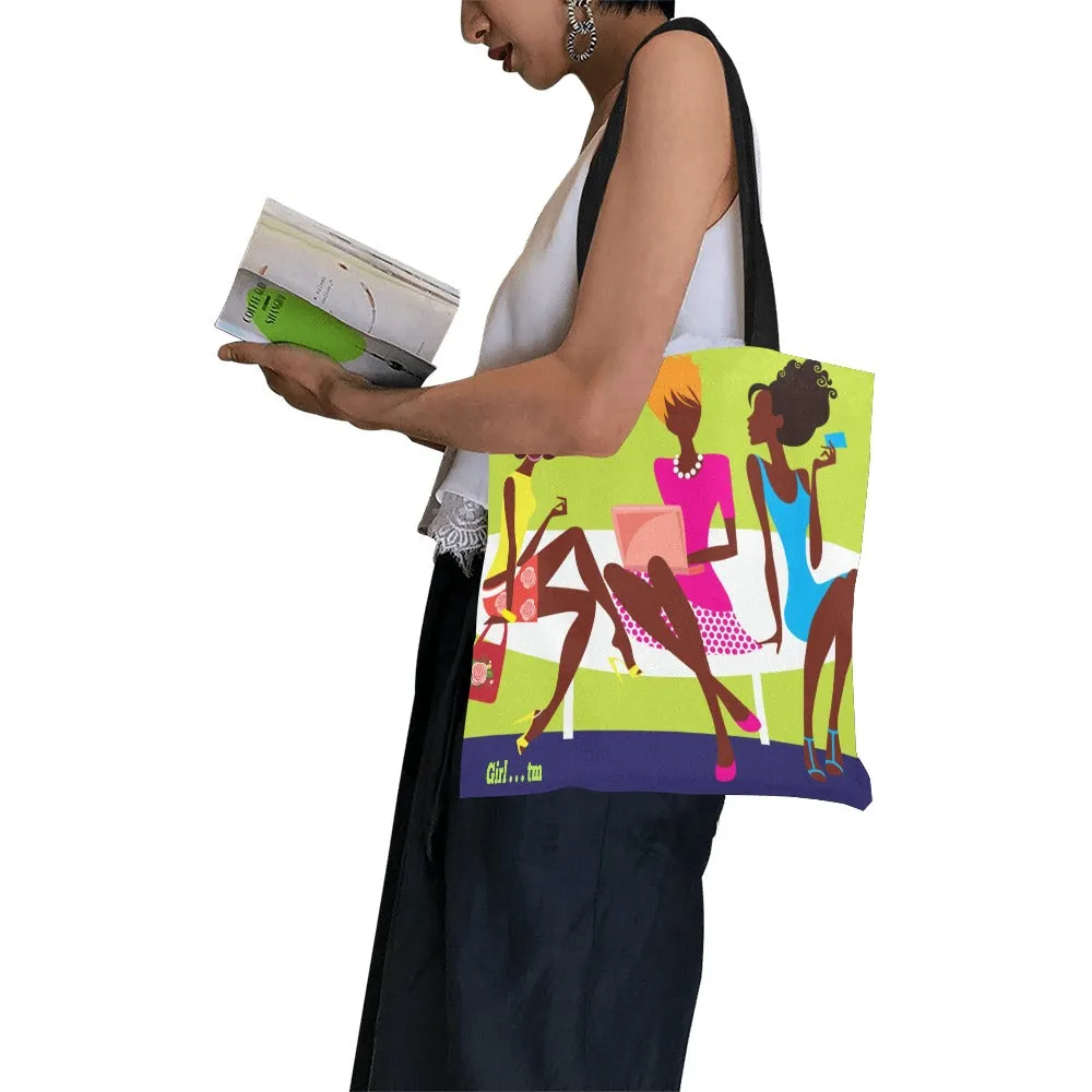 Girl 3 Entrepreneur Divas Canvas Tote Bag