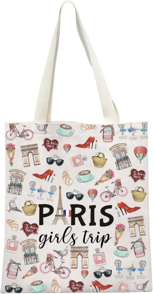 GJTIM Paris Trip Gift: Weekend Vacation Theme Travel Bag