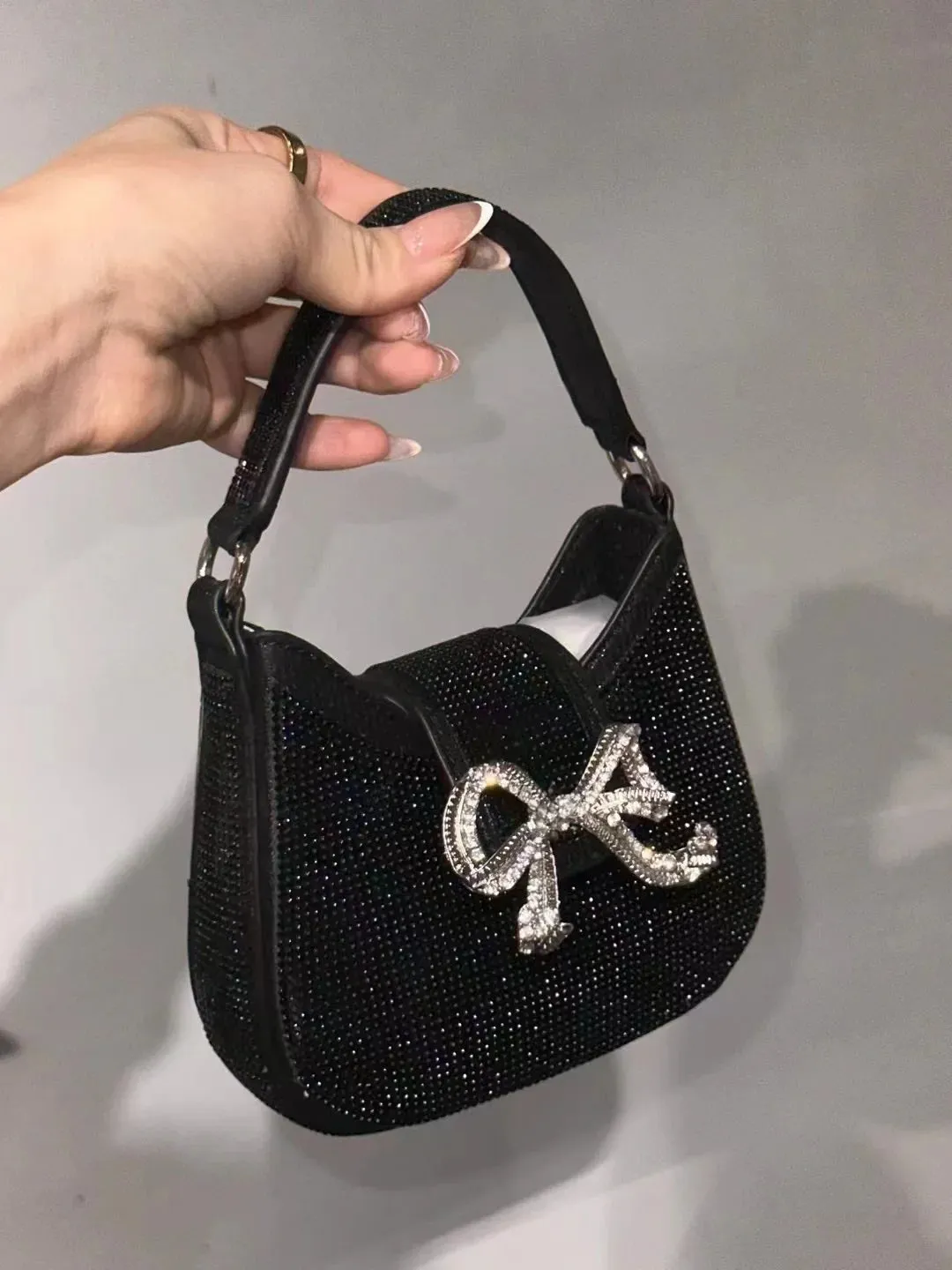 Glittery Mini Diamond Clutch