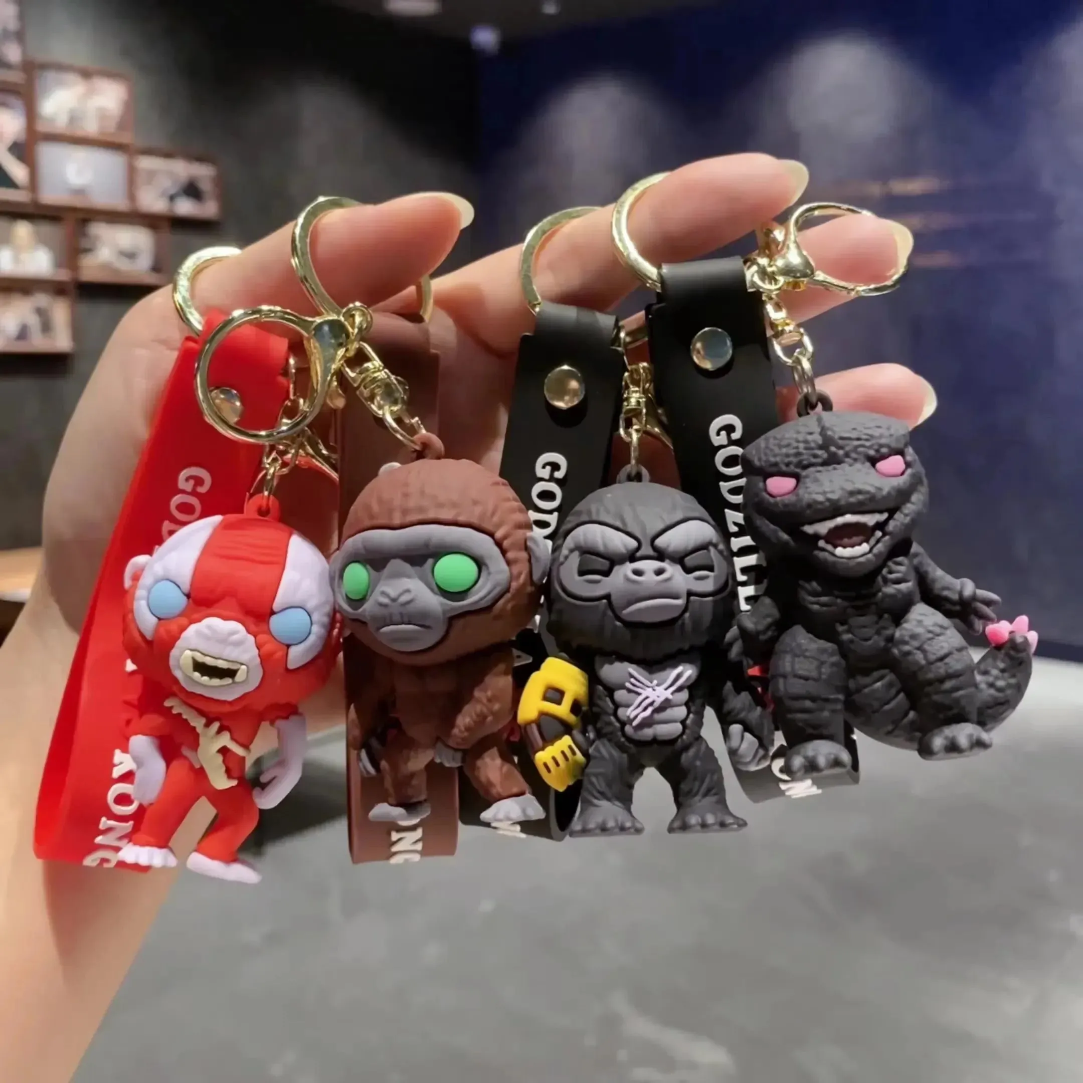 Godzilla vs Kong 3D Keychain