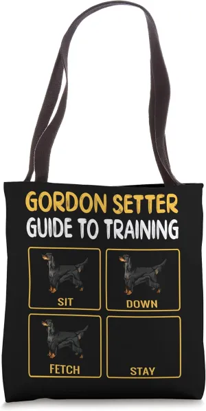 Gordon Setter Guide To Training Dog Obedience Tote Bag