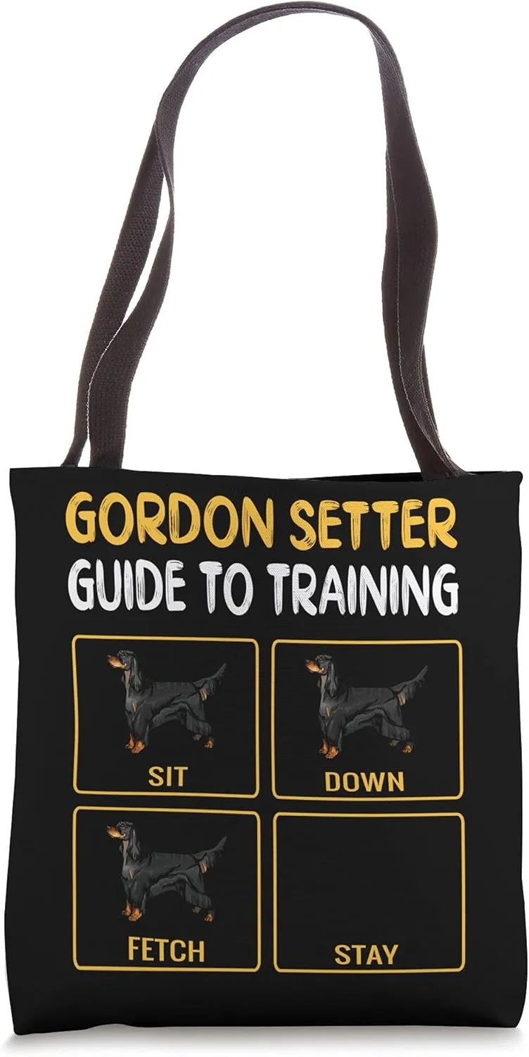 Gordon Setter Guide To Training Dog Obedience Tote Bag