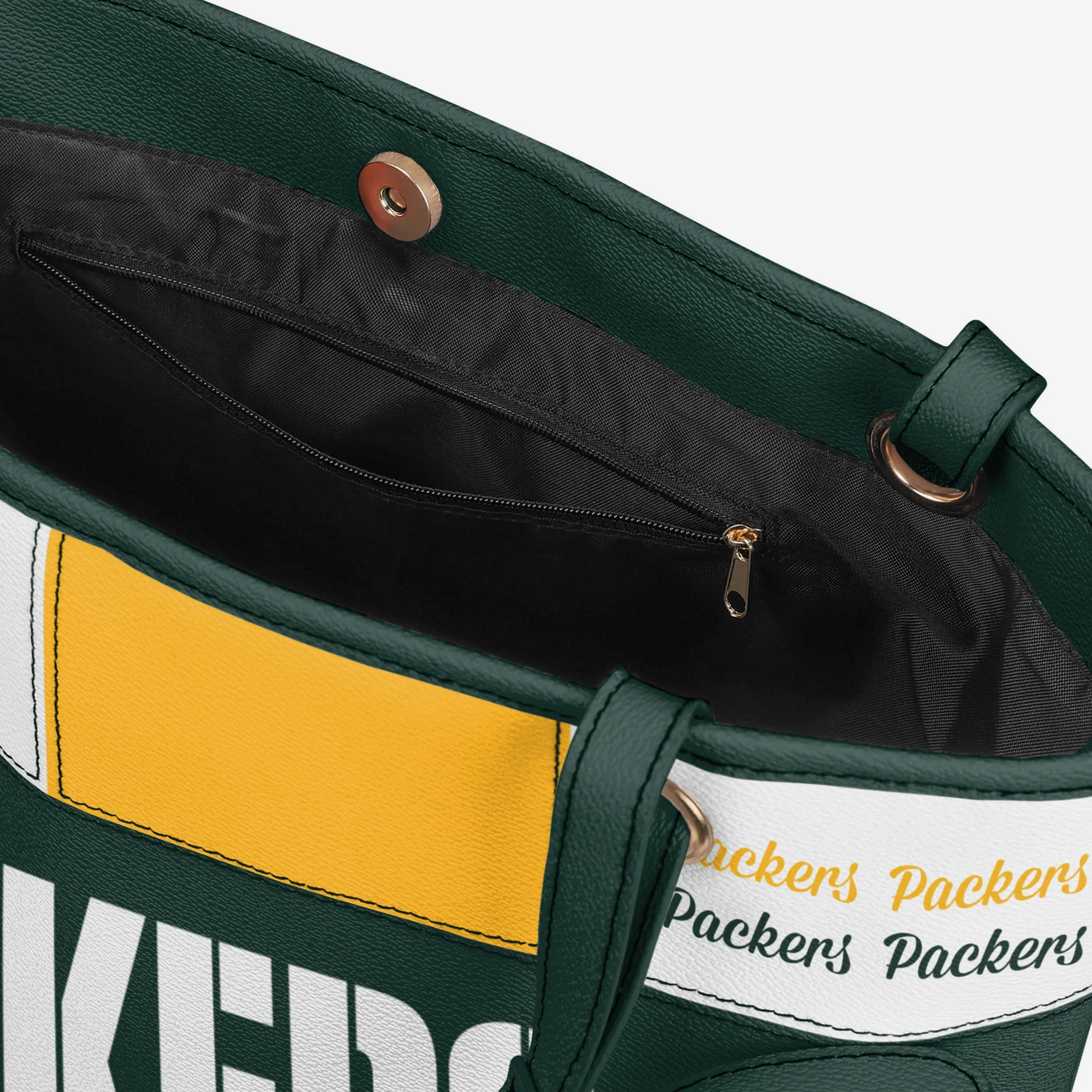 Green Bay Packers Printed Collage Tote