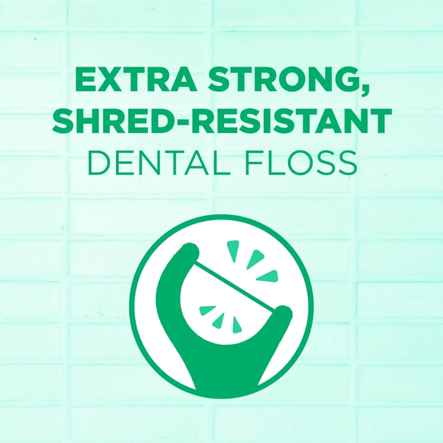 GUM Professional Clean Floss Picks - Extra Strong Shred-Resistant Floss, Easy Grip Handle - Dental Flossers for Adults - Fresh Mint Flavor, 150 Count (Pack of 4)