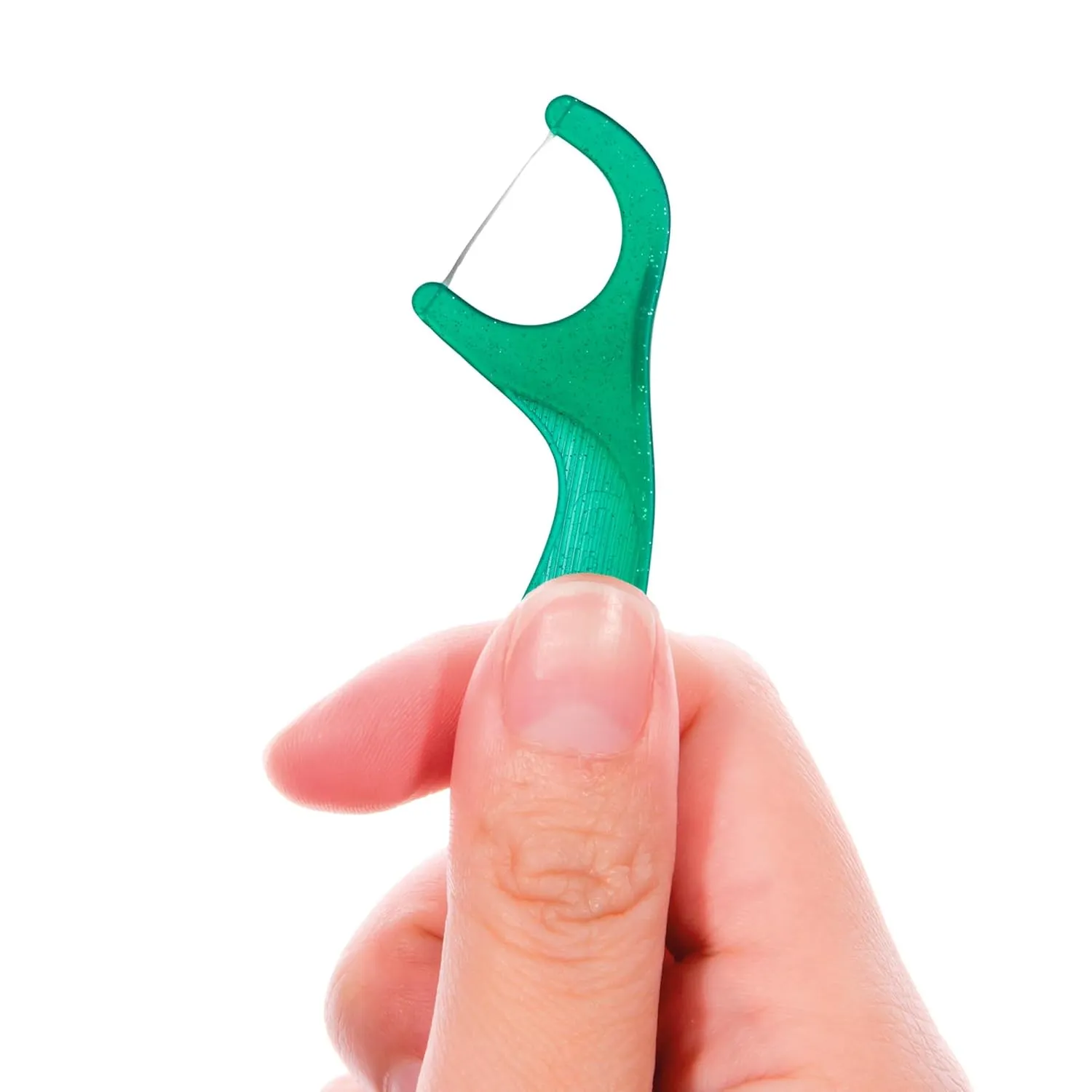 GUM Professional Clean Floss Picks - Extra Strong Shred-Resistant Floss, Easy Grip Handle - Dental Flossers for Adults - Fresh Mint Flavor, 90 Count (Pack of 6)