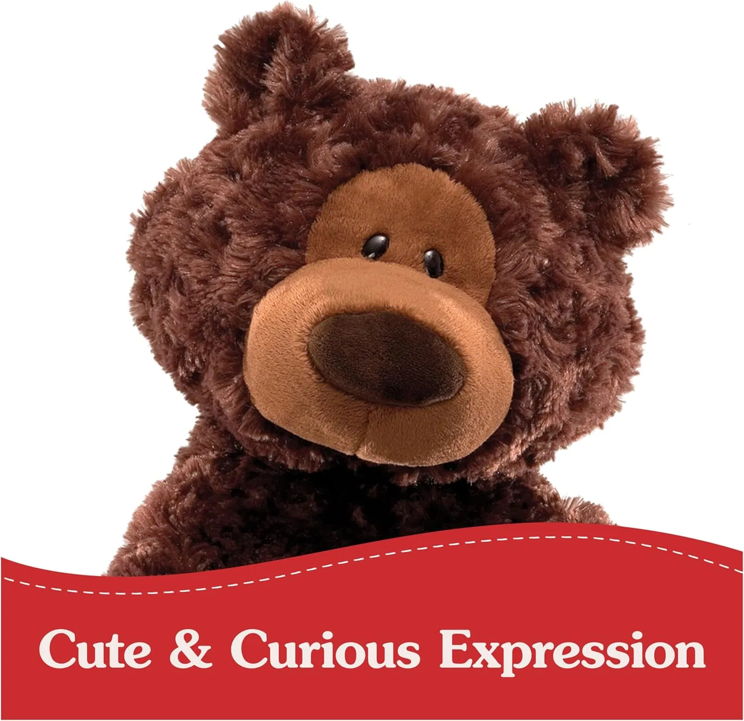 GUND Philbin Classic Teddy Bear, Premium Stuffed Animal for Ages 1 and Up, Chocolate Brown, 18”