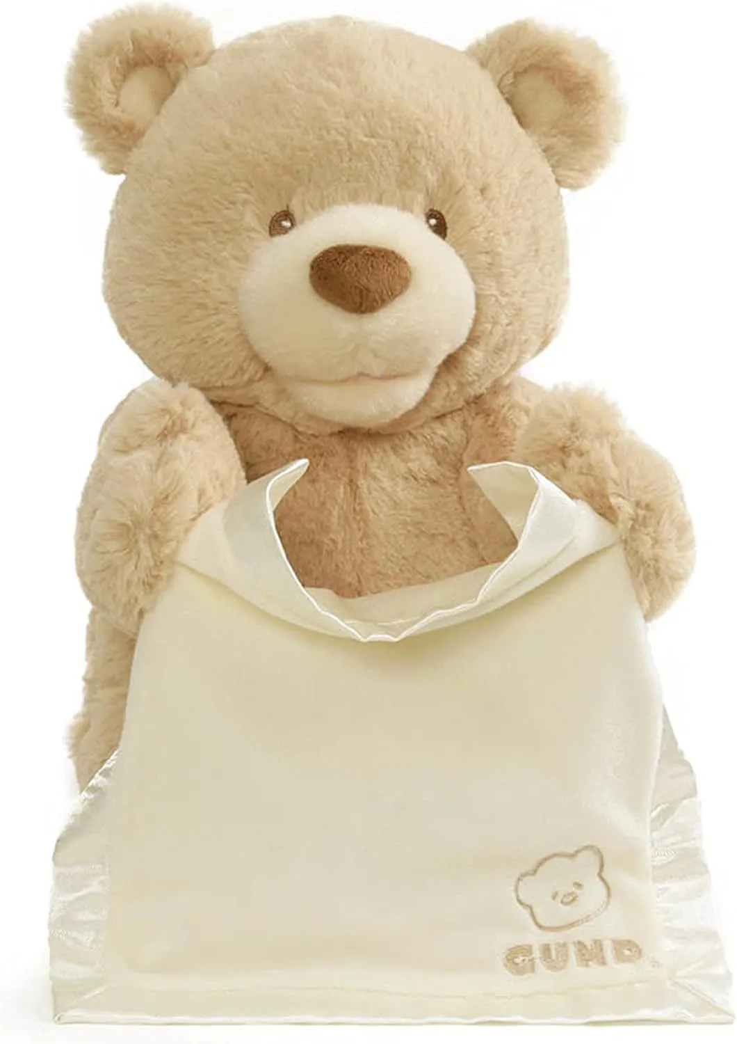 GUND Plush Animated Peek A Boo Bear EBI (Italian Version)