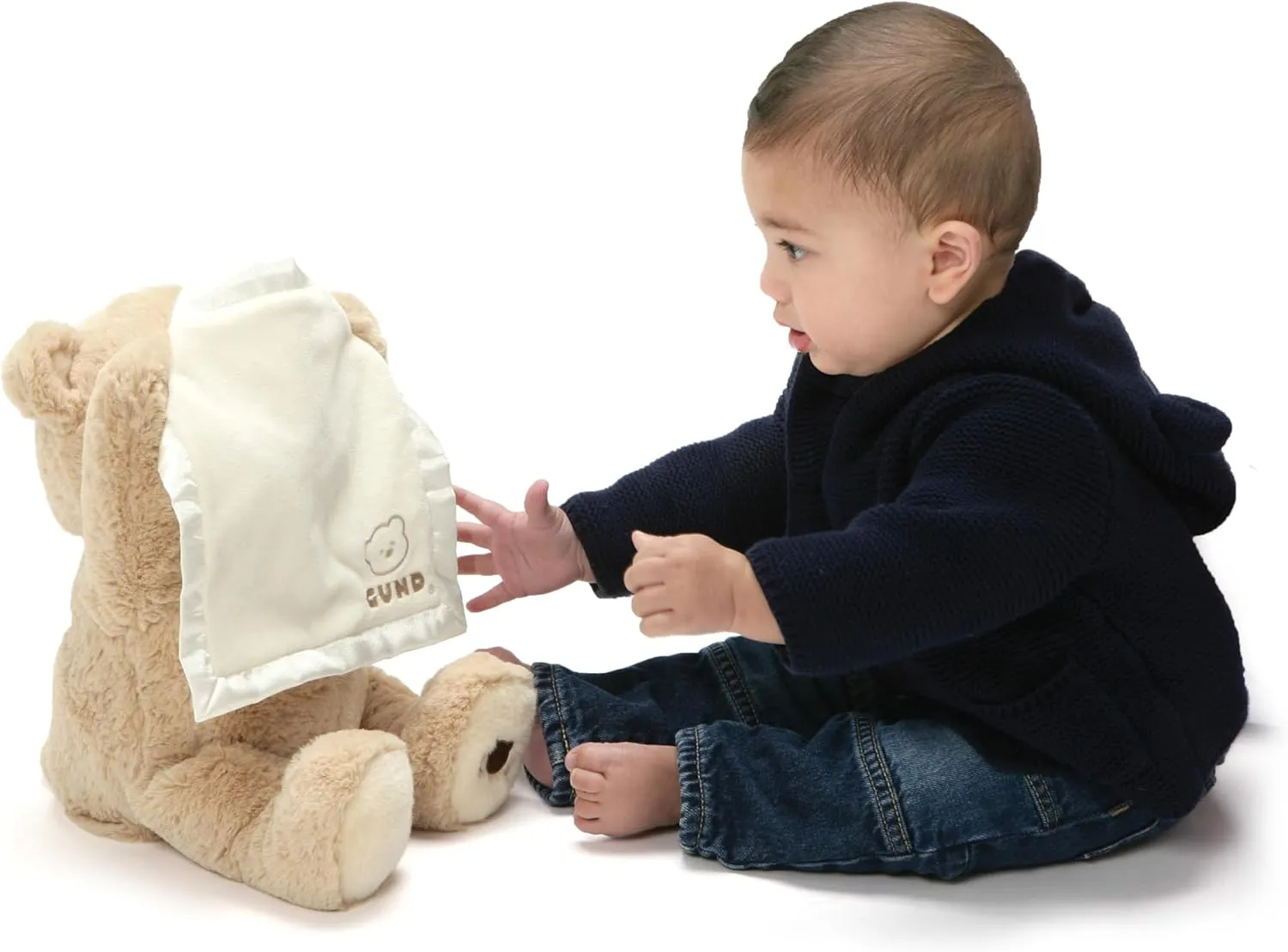 GUND Plush Animated Peek A Boo Bear EBI (Italian Version)