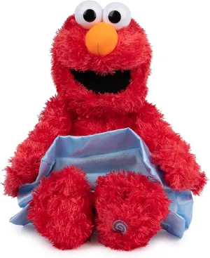 GUND Sesame Sesame Street Official Peek-a-Boo Elmo Animated Muppet Plush, Premium Plush Sensory Toy for Ages 18 Months & Up, Red/Blue, 15”