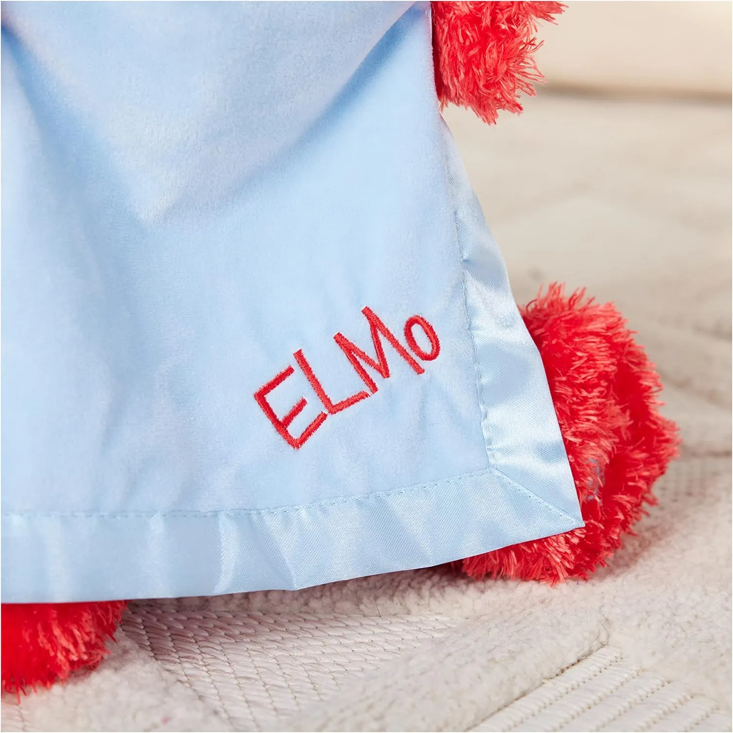 GUND Sesame Sesame Street Official Peek-a-Boo Elmo Animated Muppet Plush, Premium Plush Sensory Toy for Ages 18 Months & Up, Red/Blue, 15”
