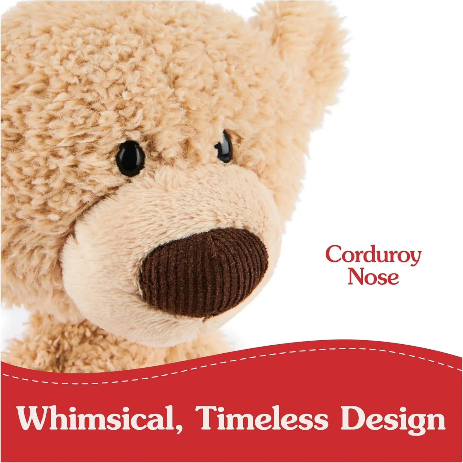 GUND Toothpick Classic Teddy Bear, Premium Stuffed Animal for Ages 1 and Up, Beige, 15”