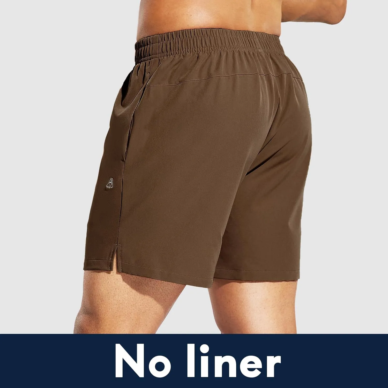 Haimont Men's Athletic Running Shorts 5 Inches for Gym Sports Active Workout with Pockets, Quick Dry, Water Resistant