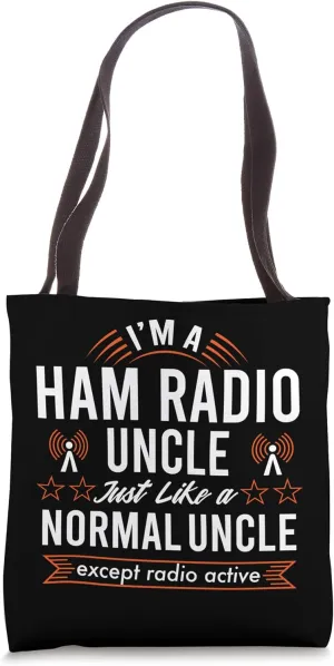Ham Radio Operator Uncle Funny Amateur Radiotelephone Lovers Tote Bag