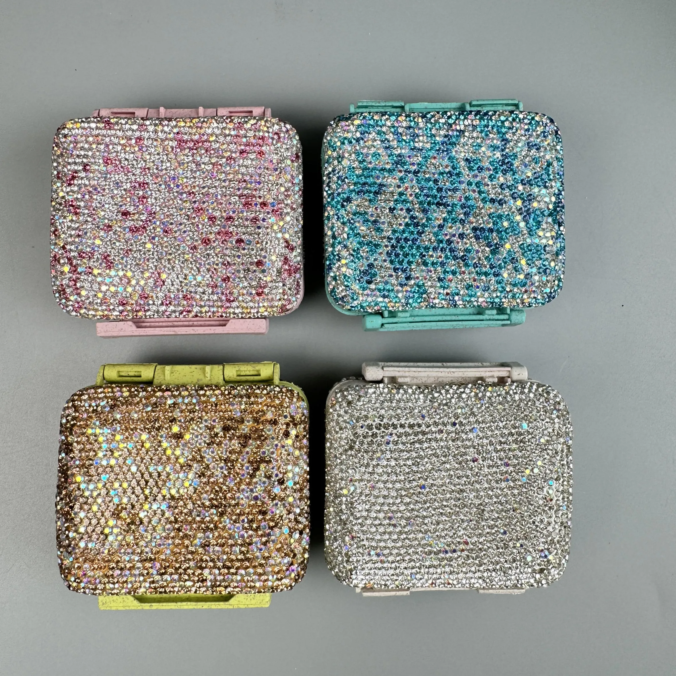 Handmade Rhinestone Medicine Box MIS1023