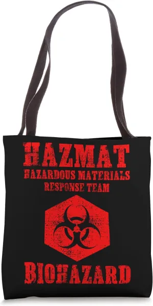 Hazardous Material Hazmat Response Team Grunge Biohazard Tote Bag