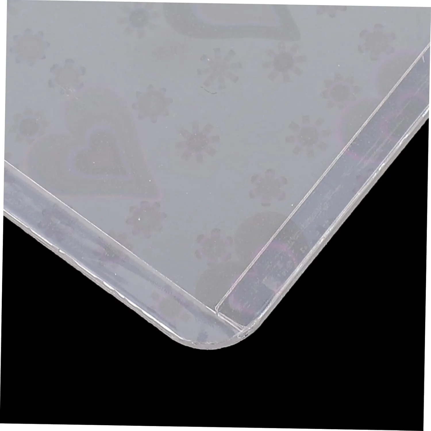 HEALLILY 50pcs Clear Cards Protectors Colored Cards Sleeves Visitor Name Clear Card Sleeves Album Protective Card Protector Case Cards Display Covers Trading Cards Mini Plastic