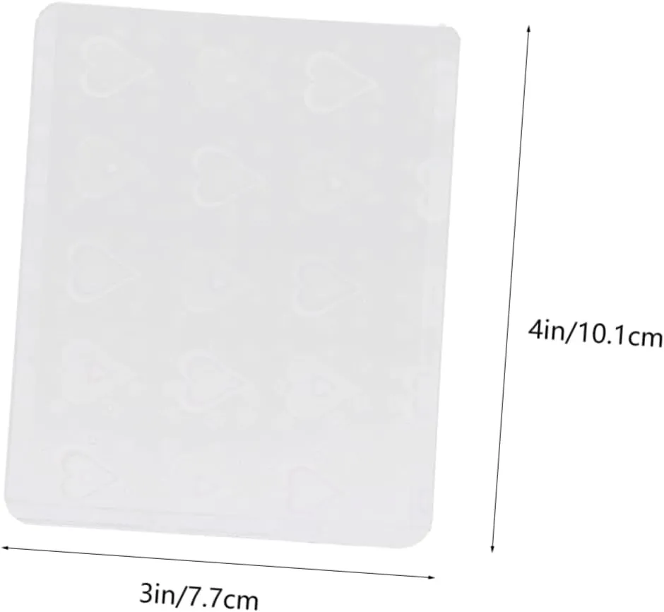 HEALLILY 50pcs Clear Cards Protectors Colored Cards Sleeves Visitor Name Clear Card Sleeves Album Protective Card Protector Case Cards Display Covers Trading Cards Mini Plastic