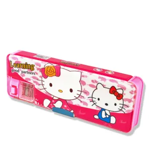 Hello Kitty Pop-Up Pencil Box Twin Compartment
