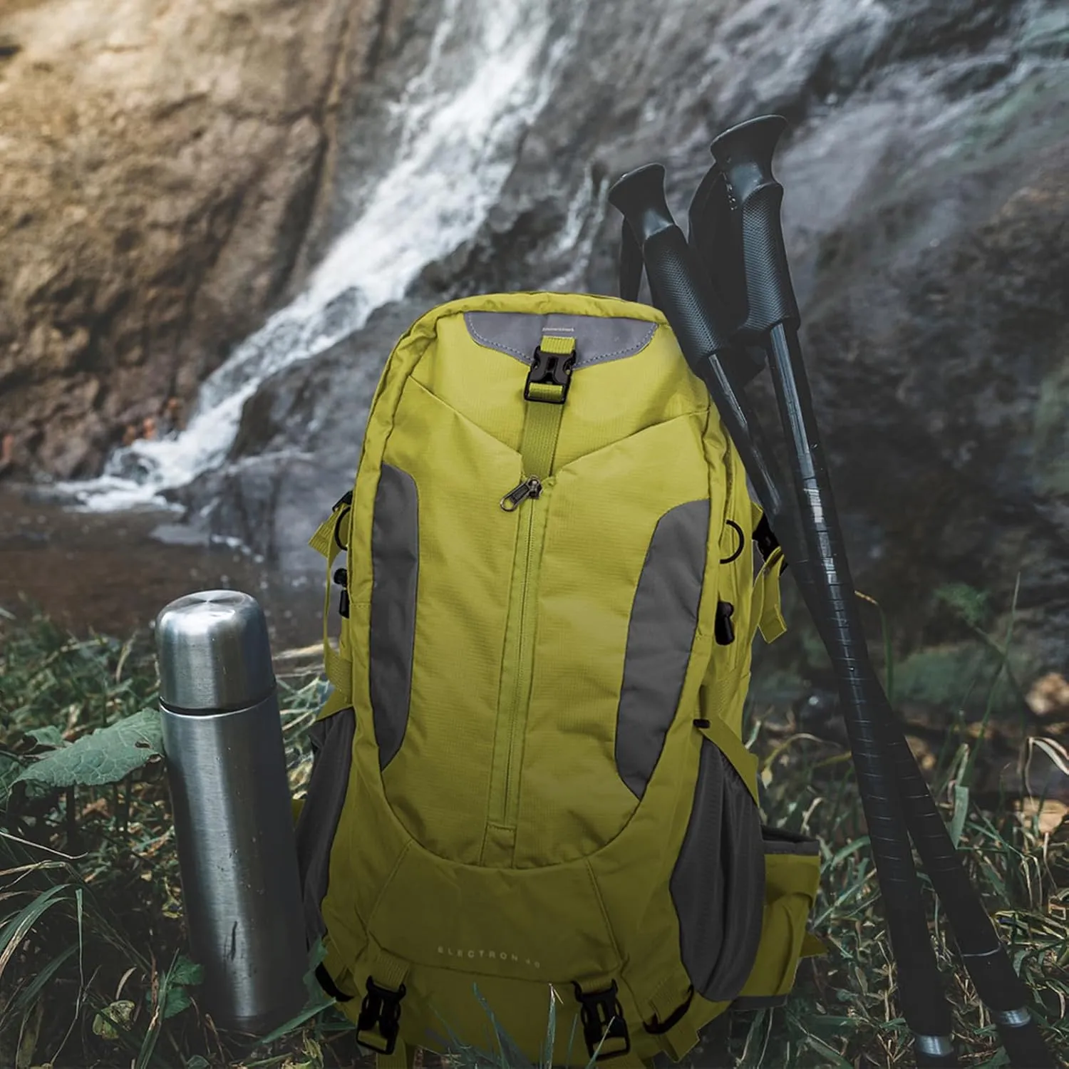 Hiking Backpack 40L, Waterproof Hiking Backpack with Rain Cover, Large Camping Bag Outdoor Sport Travel Daypack