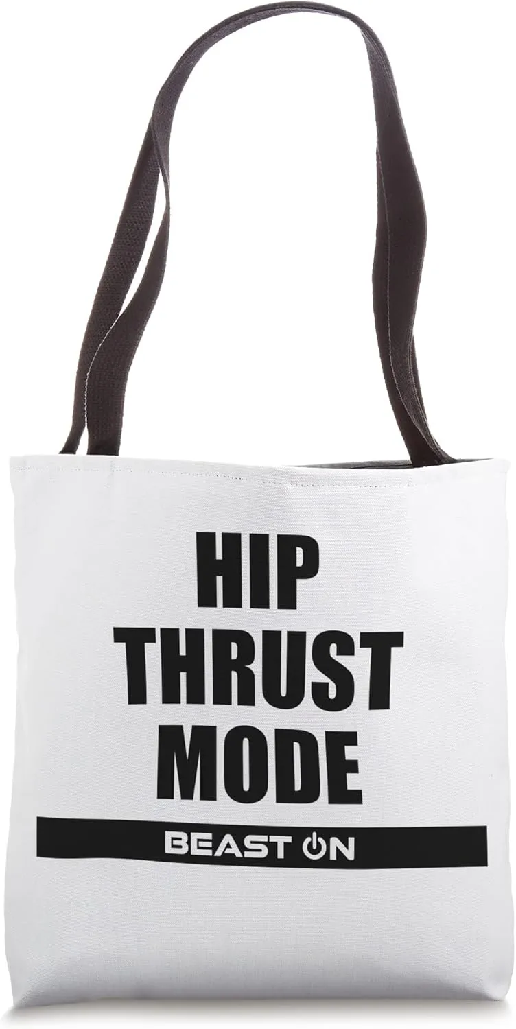 Hip Thrust Fashion Fitness Bodybuilding Gym Motivation Sayings Tote Bag