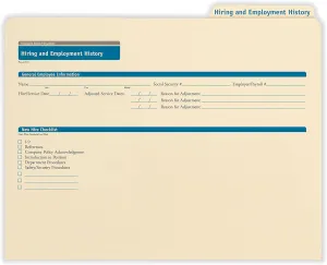 Hiring/Employment Folder | 11.75” x 9.5” | HR and Employee Management | 25-Pack