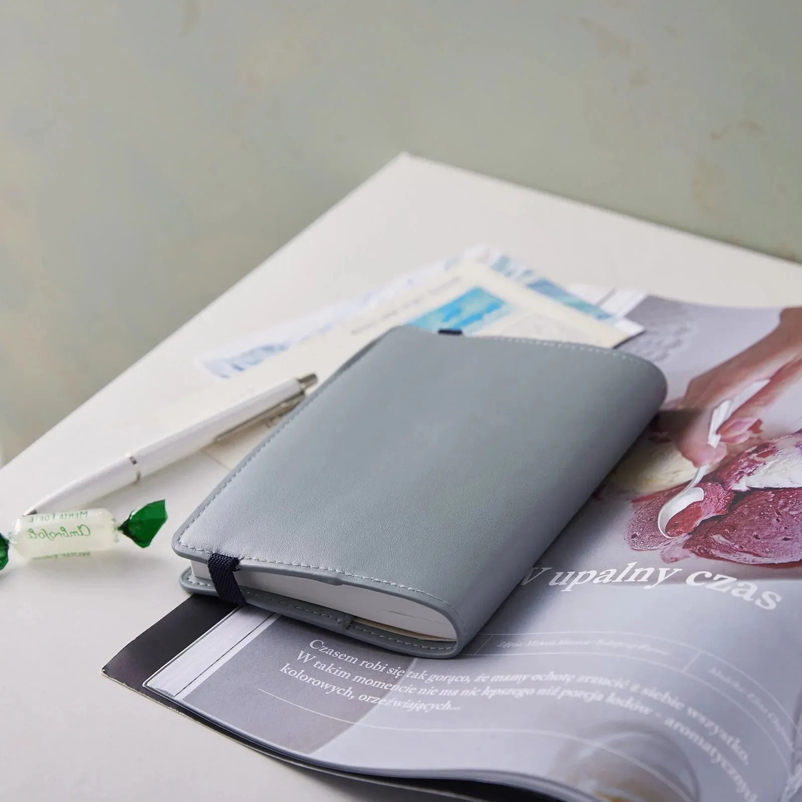 Hobonichi 2024 A6 Planner Cover [Have a Nice Day! Mint Candy]