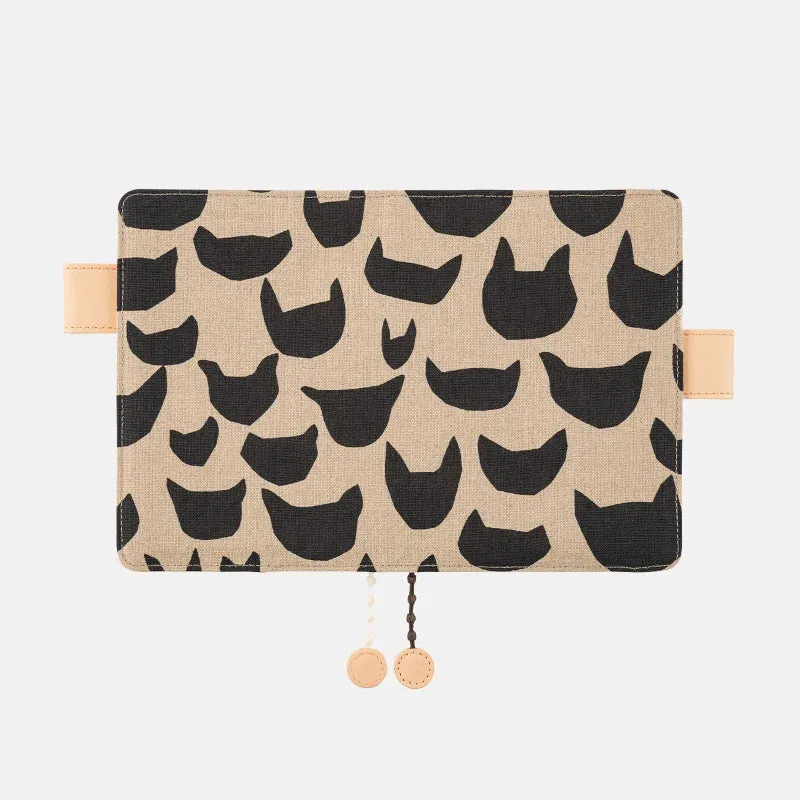 Hobonichi 2024 A6 Planner Cover [Minä Perhonen: anone-anone Black]