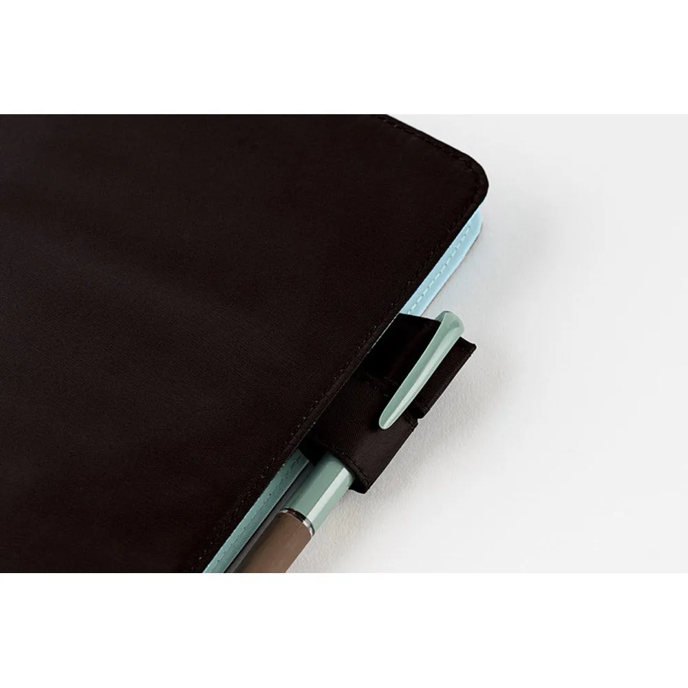 Hobonichi 2025 A5 Cousin Cover [Colors: Black x Clear Blue]