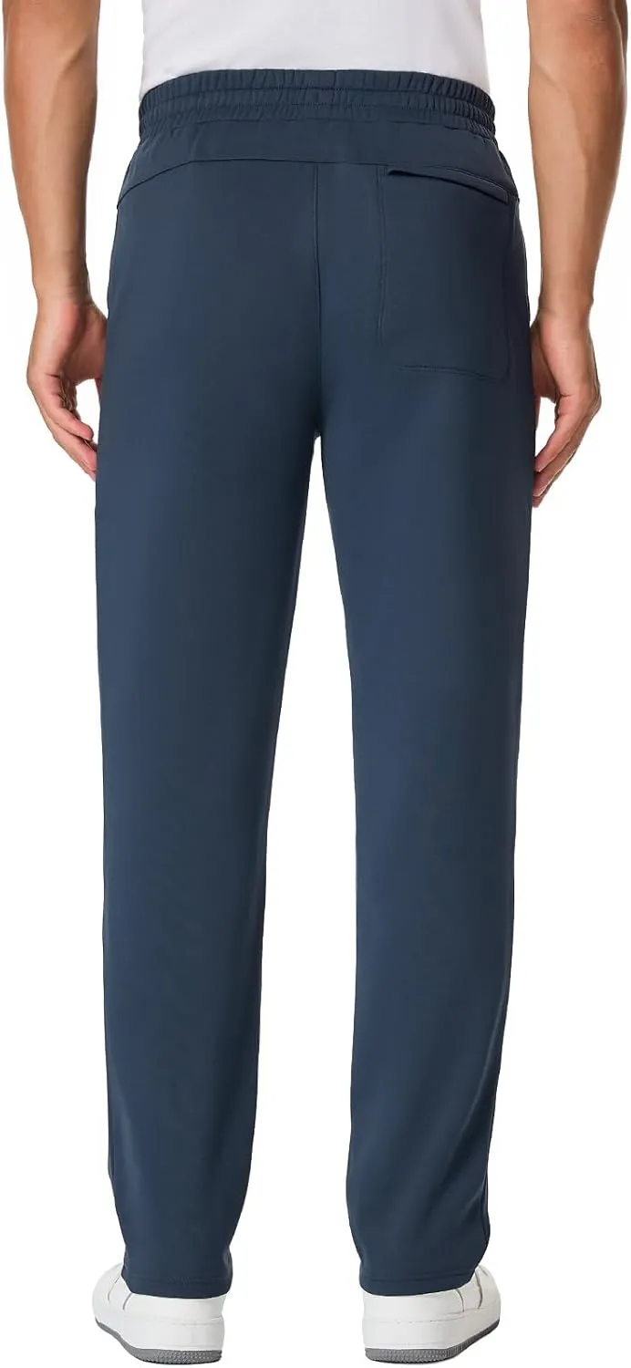 HOdo 34"/36" Inseam Mens Tall Sweatpants Water Resistant Fleece Lined Pants Men with 3 Pockets Workout Joggers