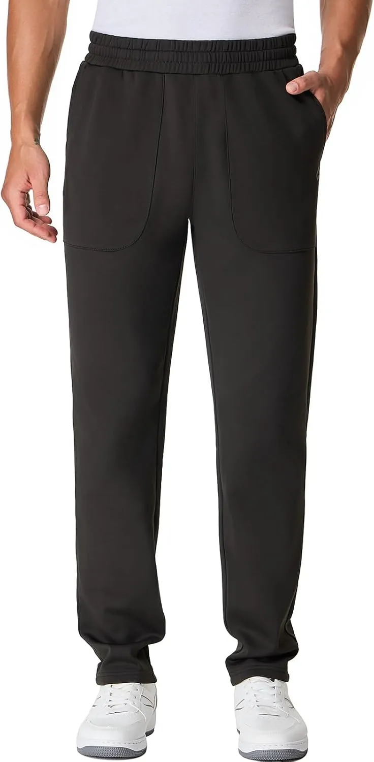 HOdo 34"/36" Inseam Mens Tall Sweatpants Water Resistant Fleece Lined Pants Men with 3 Pockets Workout Joggers