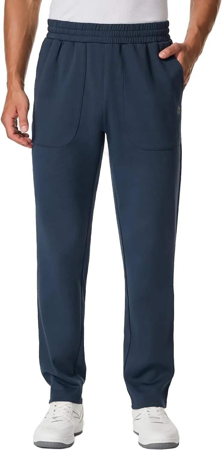 HOdo 34"/36" Inseam Mens Tall Sweatpants Water Resistant Fleece Lined Pants Men with 3 Pockets Workout Joggers