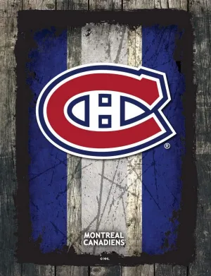 Holland Bar Stool Co. Montreal Canadiens 24" x 32" Officially Licensed Logo Canvas Art, 24x32