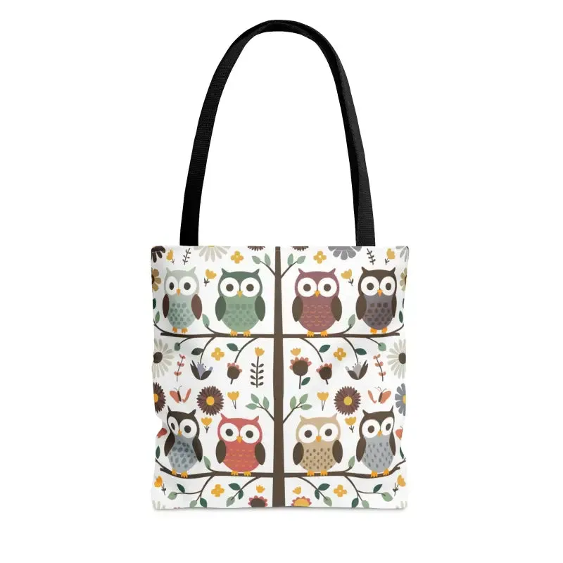 Hoot Tastic Tote Black Cotton Bliss