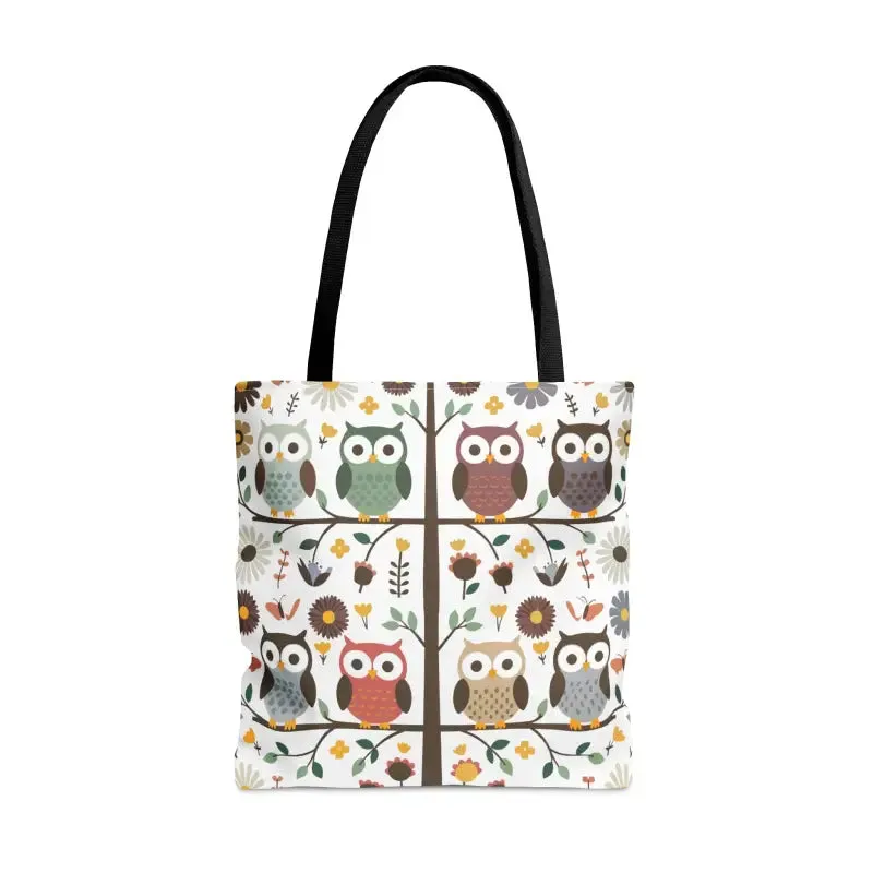 Hoot Tastic Tote Black Cotton Bliss