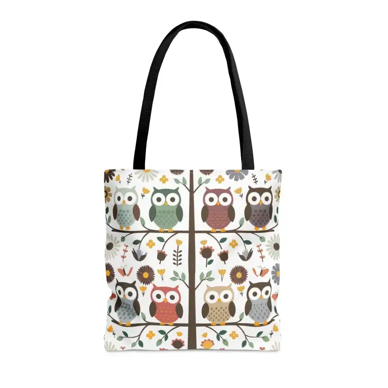 Hoot Tastic Tote Black Cotton Bliss