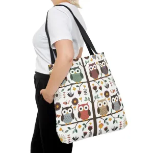 Hoot Tastic Tote Black Cotton Bliss