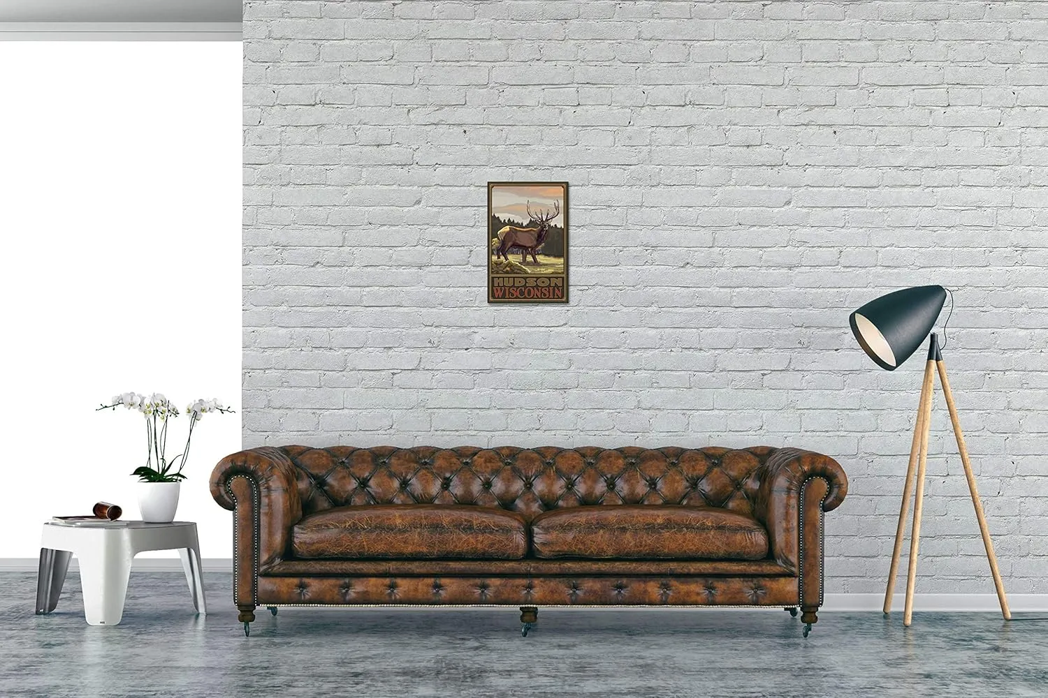 Hudson Wisconsin Elk Hills Giclee Archival Canvas Print Wall Art Décor for Home & Office from Travel Artwork by Artist Paul A. Lanquist 12" x 18"
