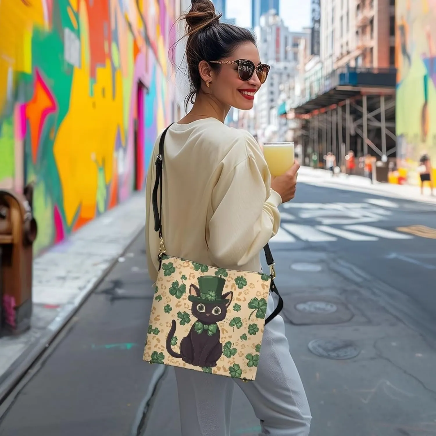 HUGS IDEA Hoho Bag for Women Crossbody Purse Leather Handbags Laides Shoulder Bags