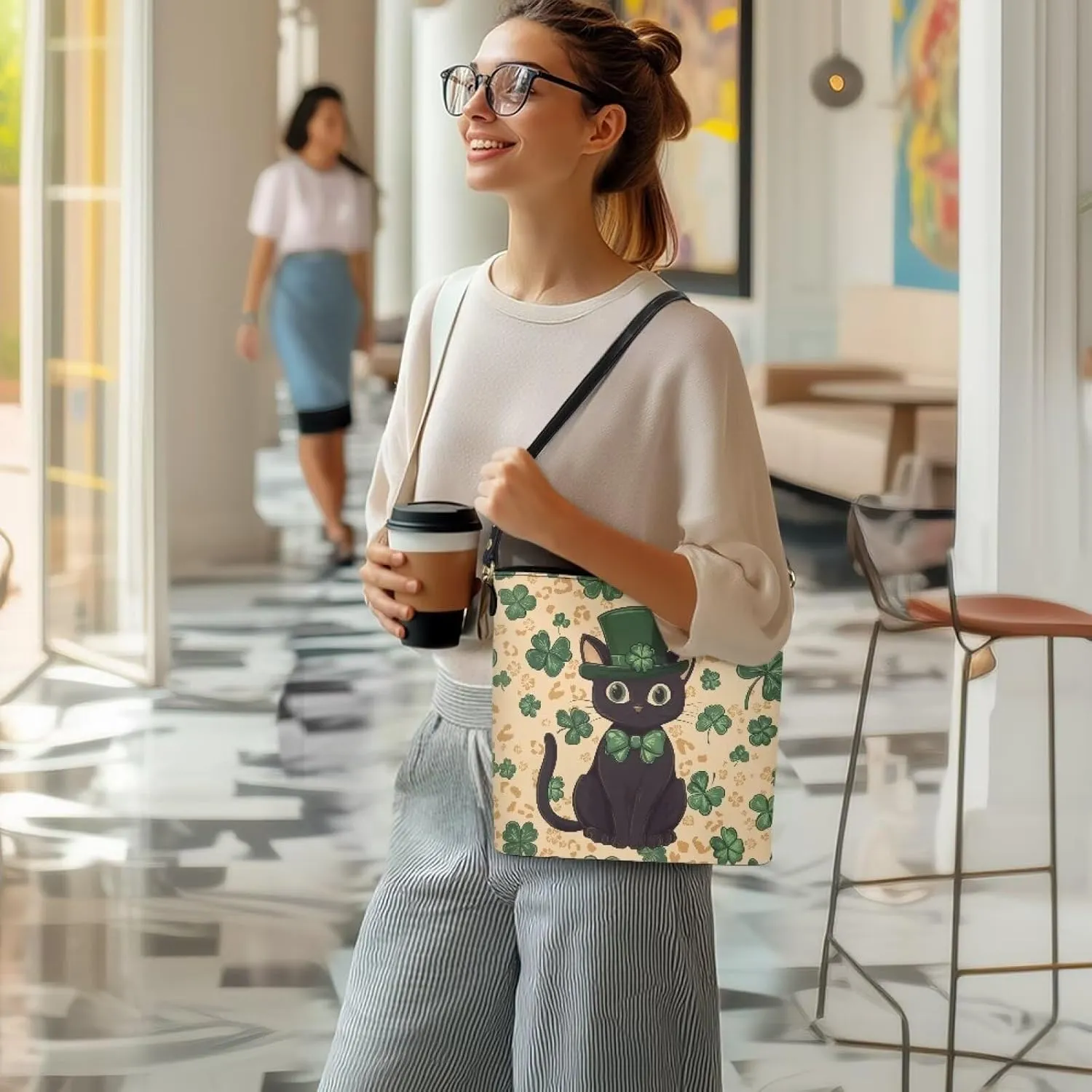 HUGS IDEA Hoho Bag for Women Crossbody Purse Leather Handbags Laides Shoulder Bags