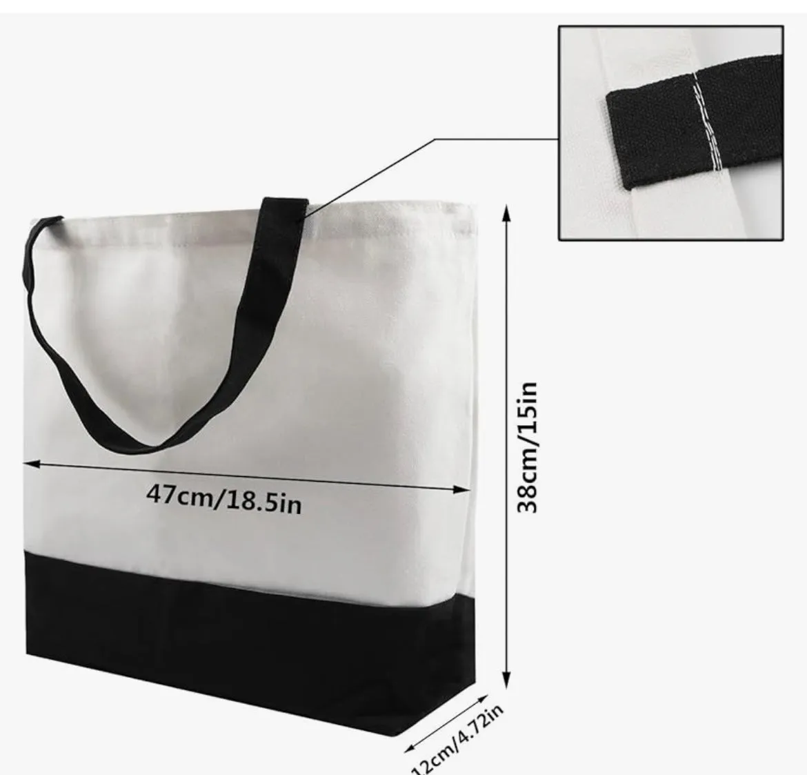 I Sparkle From Head To Toe Jumbo Tote