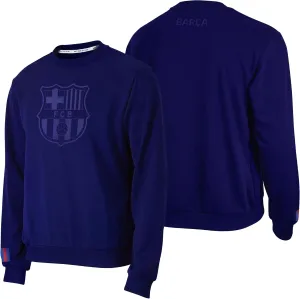 Icon Sports Officially Licensed Football Club Cotton Terry Monochromatic Crewneck Pullover Sweater – Mens Soccer Apparel