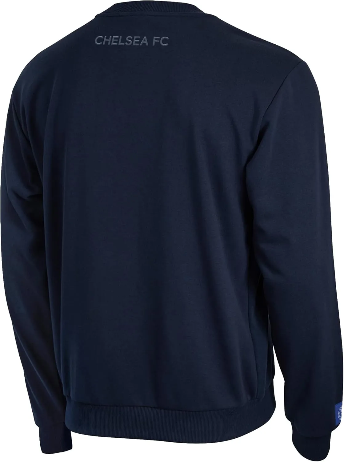Icon Sports Officially Licensed Football Club Cotton Terry Monochromatic Crewneck Pullover Sweater – Mens Soccer Apparel