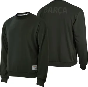 Icon Sports Officially Licensed Football Club Cotton Terry Monochromatic Crewneck Pullover Sweater – Mens Soccer Apparel