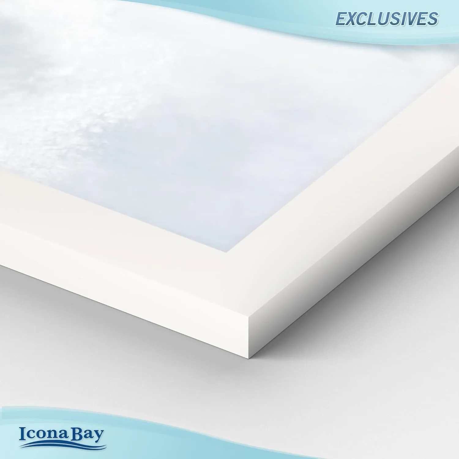 Icona Bay 8.5x11 Diploma Frames (White, 12 Pack), Sturdy Wood Composite Certificate Frame, Sleek Document Frame Bulk, Table Top or Wall Mount, Exclusives Collection